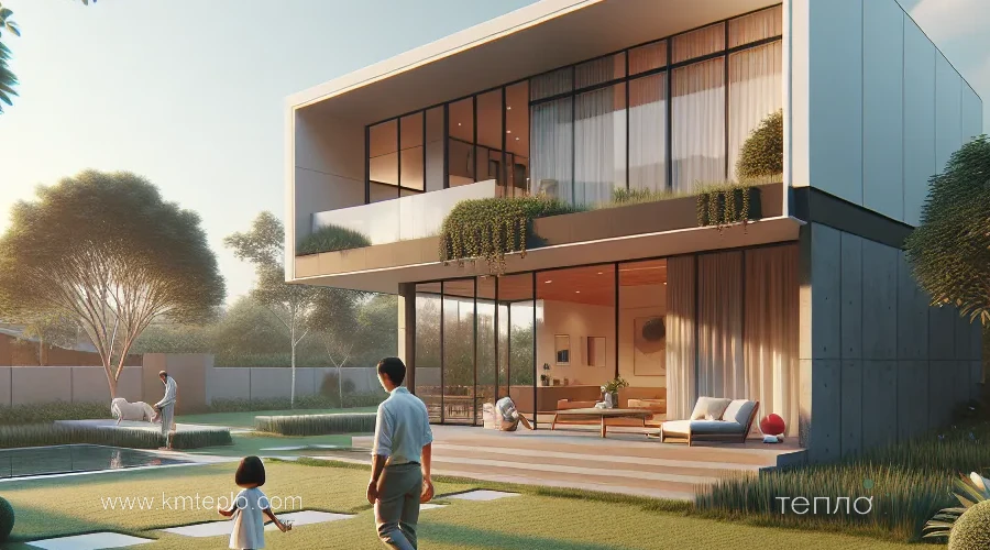 Иллюстрация к разделу "Планування будинку для сім’ї: функціональне зонування та гнучкість" в статье "Як вибрати оптимальний розмір заміського будинку для вашої сім’ї"