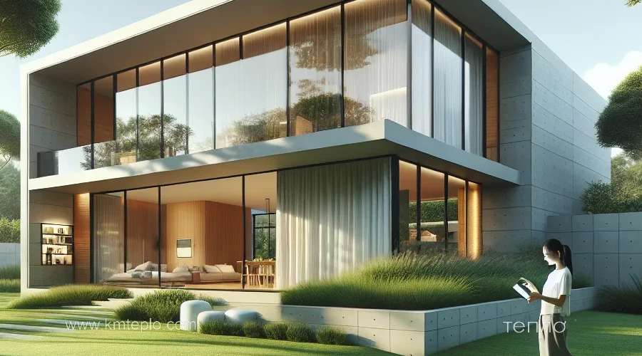 Иллюстрация к разделу «Smart home та автоматизація житла» у статті «5 фішок сучасних котеджів- про які мріють покупці»