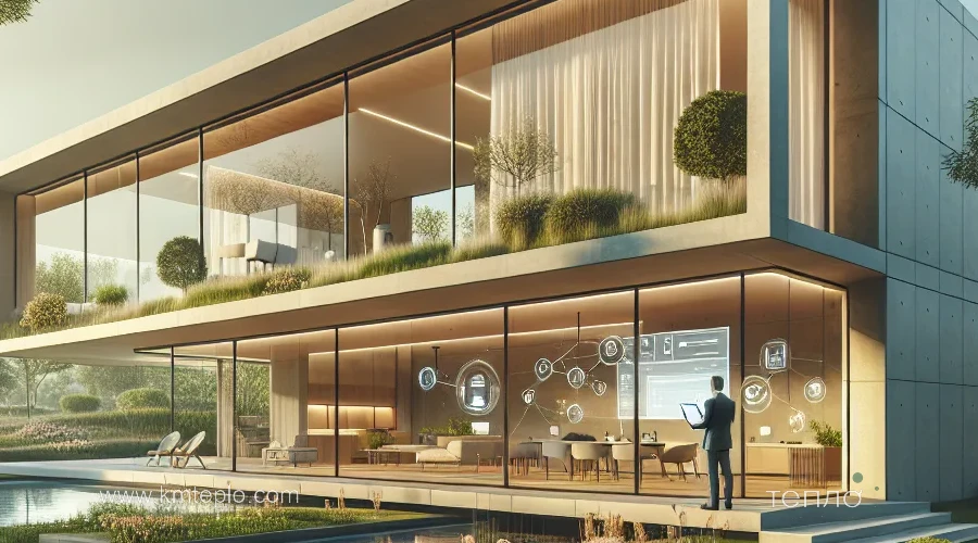 Иллюстрация к разделу «Smart home тренди та перспективи 2025 року» у статті «Smart-home під сучасний стиль основні принципи»